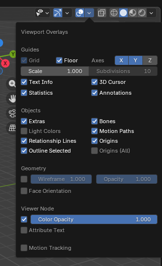Viewport overlays