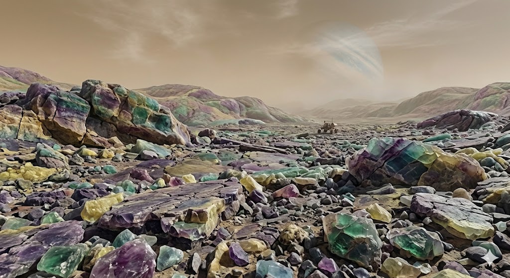 Plaine de fluorite