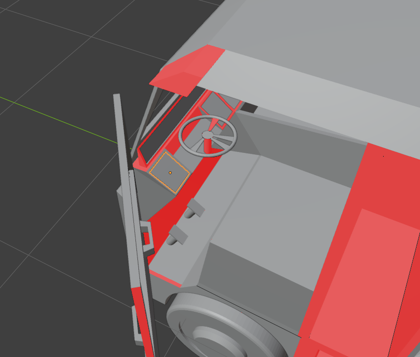 Correct pivot — origin on the part