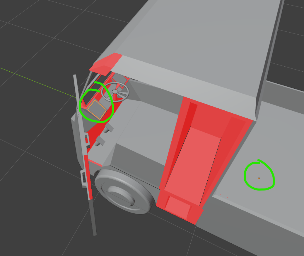 Misplaced pivot — origin far from the part