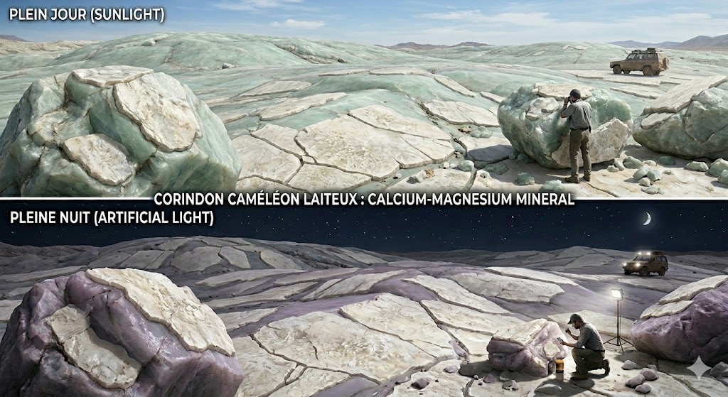 rocky desert Calcium magnesium